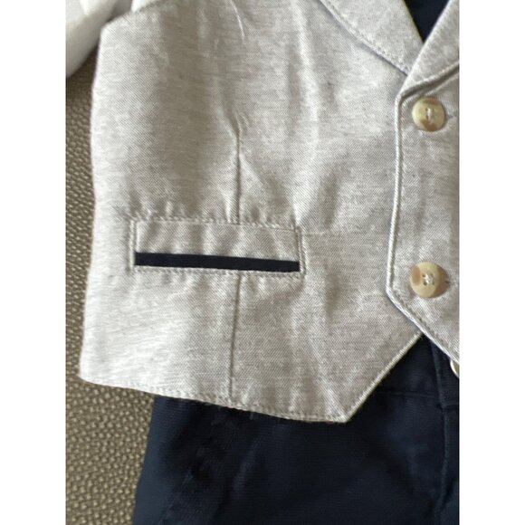 Miniclasix 4pc Navy Formal Outfit 6M Excellent Used Condition - Picture 6 of 7